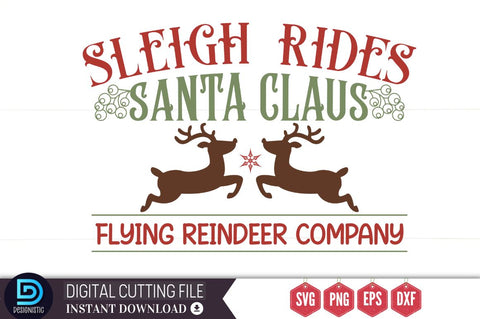 Retro Christmas Sign Svg Bundle SVG DESIGNISTIC 