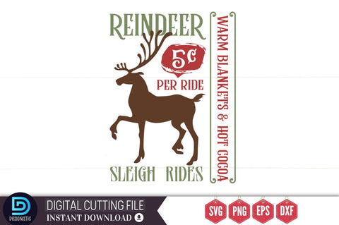 Retro Christmas Sign Svg Bundle SVG DESIGNISTIC 