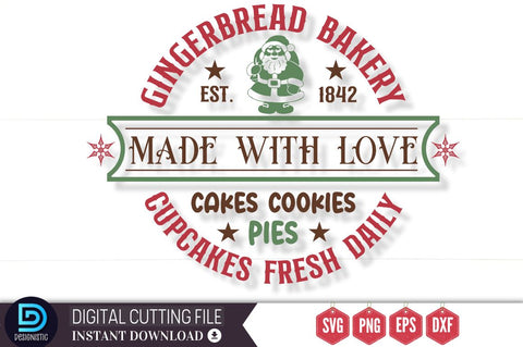 Retro Christmas Sign Svg Bundle SVG DESIGNISTIC 