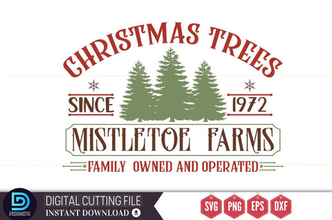 Retro Christmas Sign Svg Bundle SVG DESIGNISTIC 