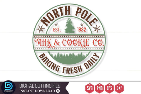 Retro Christmas Sign Svg Bundle SVG DESIGNISTIC 