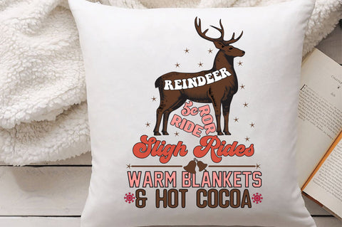 Retro Christmas Sign SVG Design Bundle Sublimation Creativeart88 