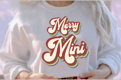 Retro Christmas Sublimation Bundle Sublimation Creativeart88 