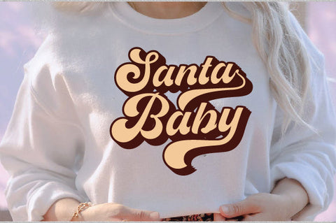 Retro Christmas Sublimation Bundle Sublimation Creativeart88 