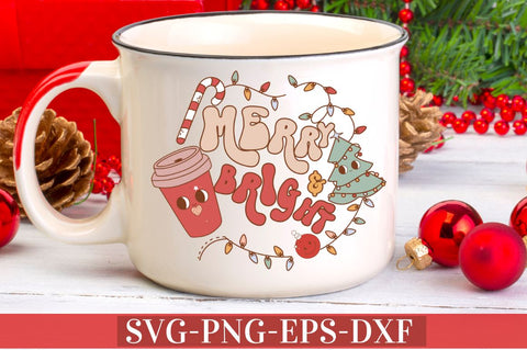 Retro Christmas Sublimation Bundle SVG DESIGNISTIC 