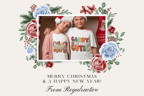 Retro Christmas Sublimation Bundle SVG Regulrcrative 