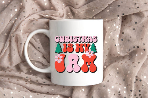 Retro Christmas Sublimation Bundle SVG Rupkotha 