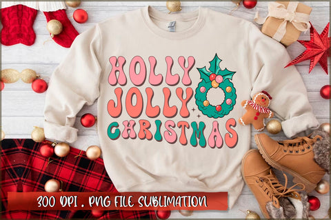 Retro Christmas Sublimation Bundle SVG Shetara Begum 