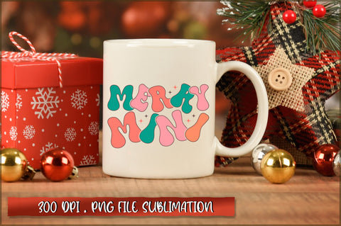 Retro Christmas Sublimation Bundle SVG Shetara Begum 