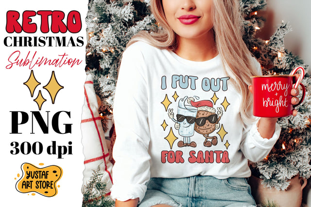 Retro Christmas sublimation design. I put out for Santa Sublimation Yustaf Art Store 