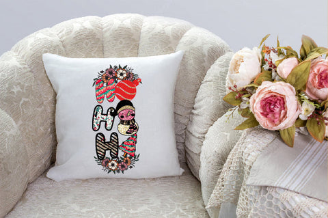 Retro Christmas Sublimation Ho Ho Ho Sublimation Creativeart88 