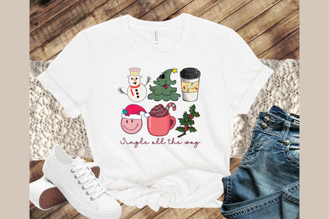 Retro Christmas Sublimation SVG designartist 