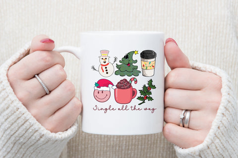 Retro Christmas Sublimation SVG designartist 