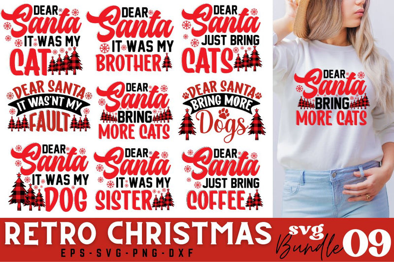 Retro Christmas SVG Bundle, Retro Christmas Bundle SVG DESIGNISTIC 