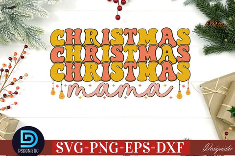 Retro Christmas SVG Bundle, Retro Christmas Bundle SVG DESIGNISTIC 