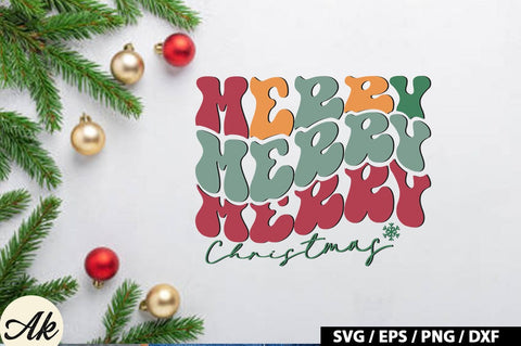 Retro Christmas SVG Bundle SVG akazaddesign 