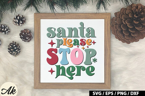 Retro Christmas SVG Bundle SVG akazaddesign 