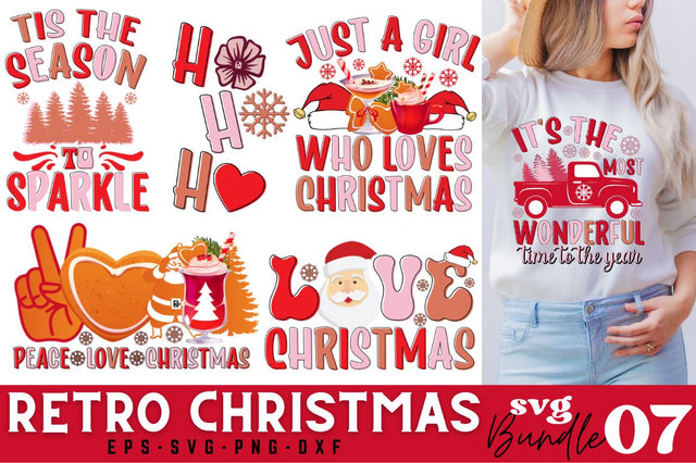 Retro Christmas SVG Bundle SVG DESIGNISTIC 