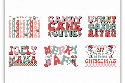 Retro Christmas SVG Bundle SVG Shetara Begum 