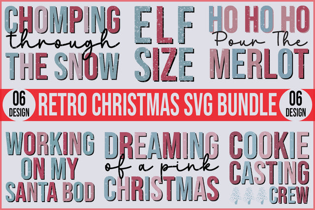Retro Christmas Svg Bundle SVG SVGista 