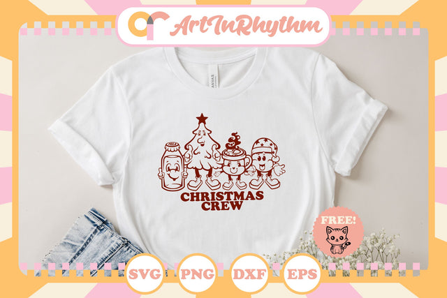 Retro Christmas svg / Christmas crew svg SVG Artinrhythm shop 