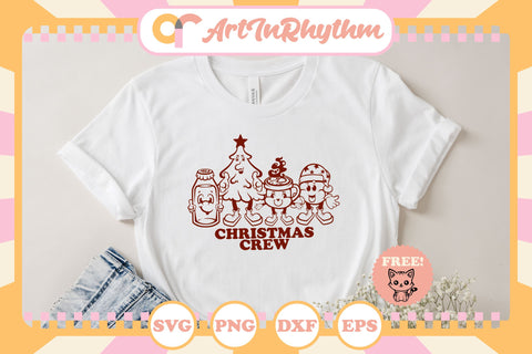 Retro Christmas svg / Christmas crew svg SVG Artinrhythm shop 