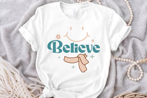 Retro Christmas SVG Design, Believe SVG FiveStarCrafting 