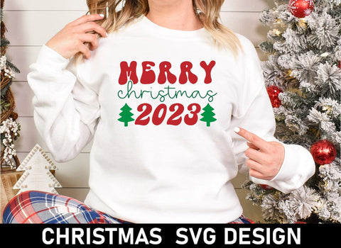Retro Christmas SVG Design Bundle SVG CraftingStudio 
