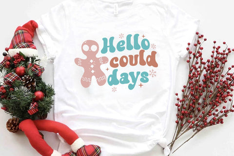Retro Christmas SVG Design, Hallo could days SVG FiveStarCrafting 