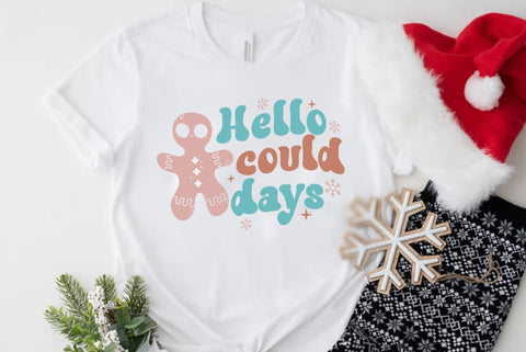 Retro Christmas SVG Design, Hallo could days SVG FiveStarCrafting 