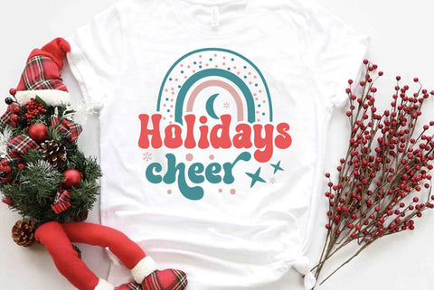 Retro Christmas SVG Design, Holidays cheer SVG FiveStarCrafting 