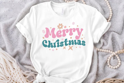 Retro Christmas SVG Design, Merry Christmas SVG FiveStarCrafting 