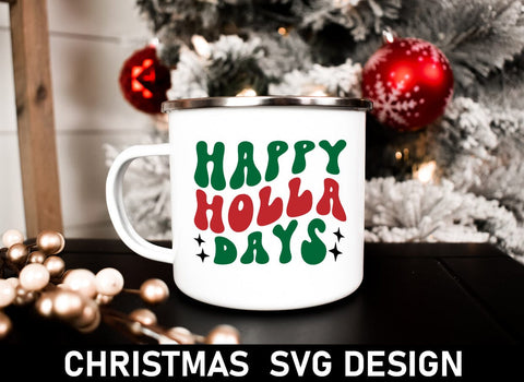 Retro Christmas SVG Design Template SVG CraftingStudio 
