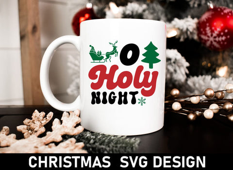 Retro Christmas SVG Design Template SVG CraftingStudio 