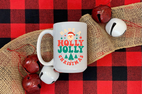 Retro Christmas SVG, Have a Holly Jolly Christmas SVG CraftLabSVG 