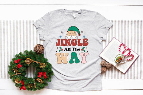 Retro Christmas SVG - Jingle All the Way Cut File SVG CraftLabSVG 