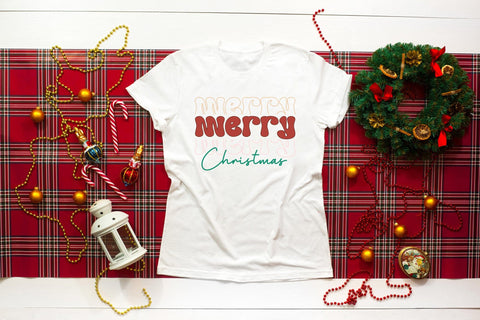 Retro Christmas SVG | Merry Christmas Cut File SVG CraftLabSVG 