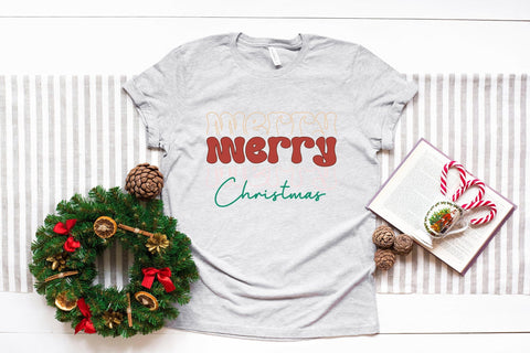 Retro Christmas SVG | Merry Christmas Cut File SVG CraftLabSVG 