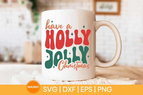 Retro Christmas Svg Quotes Bundle SVG Maumo Designs 