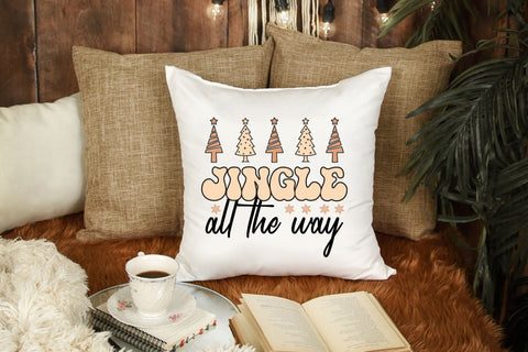 Retro Classic Christmas Sublimation Bundle SVG Rupkotha 