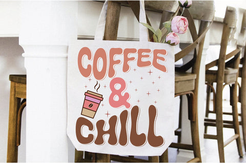 Retro Coffee & Chill Svg SVG Creativeart88 