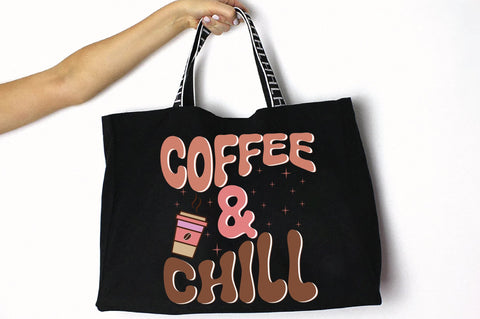 Retro Coffee & Chill Svg SVG Creativeart88 