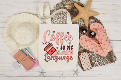 Retro Coffee Is my Love Language Sublimation SVGista 