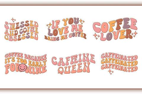 Retro Coffee PNG Sublimation Bundle SVG Shetara Begum 