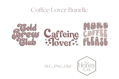 Retro Coffee SVG Bundle Coffee Lover SVG The Honey Company 
