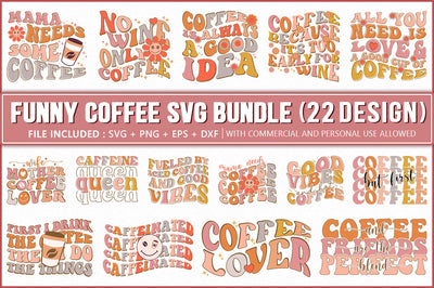 Retro Coffee SVG Bundle, Funny Coffee SVG Shetara Begum 