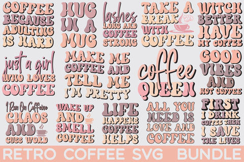 Retro Coffee Svg Bundle SVG SVGista 