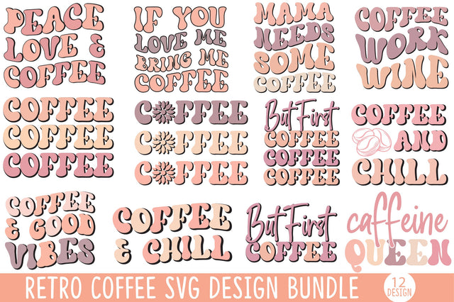 Retro Coffee Svg Design Bundle SVG SVGista 