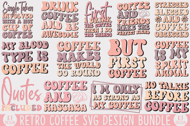 Retro Coffee Svg Design Bundle SVG SVGista 