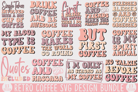 Retro Coffee Svg Design Bundle SVG SVGista 